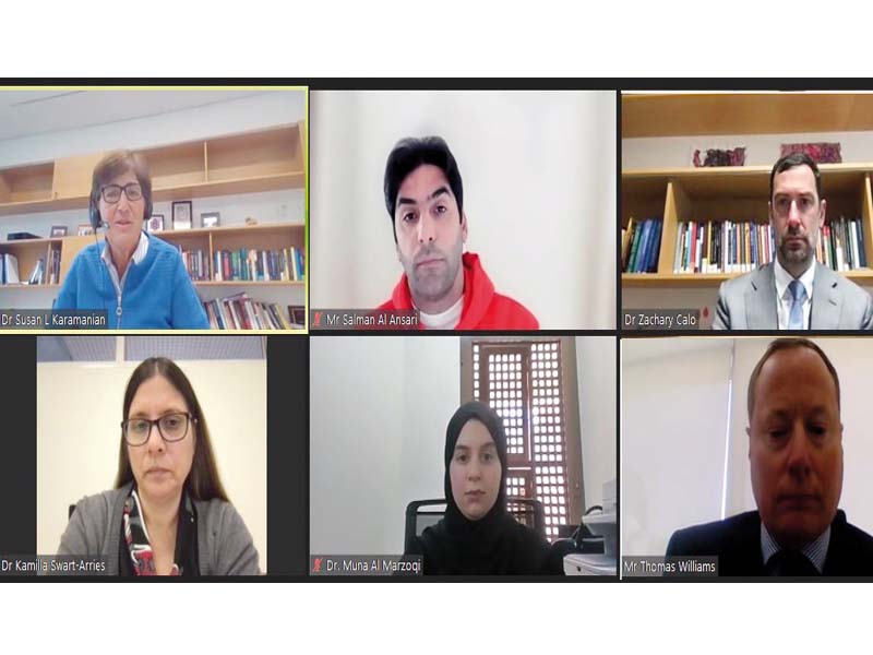 Experts participating in a webinar held recently.