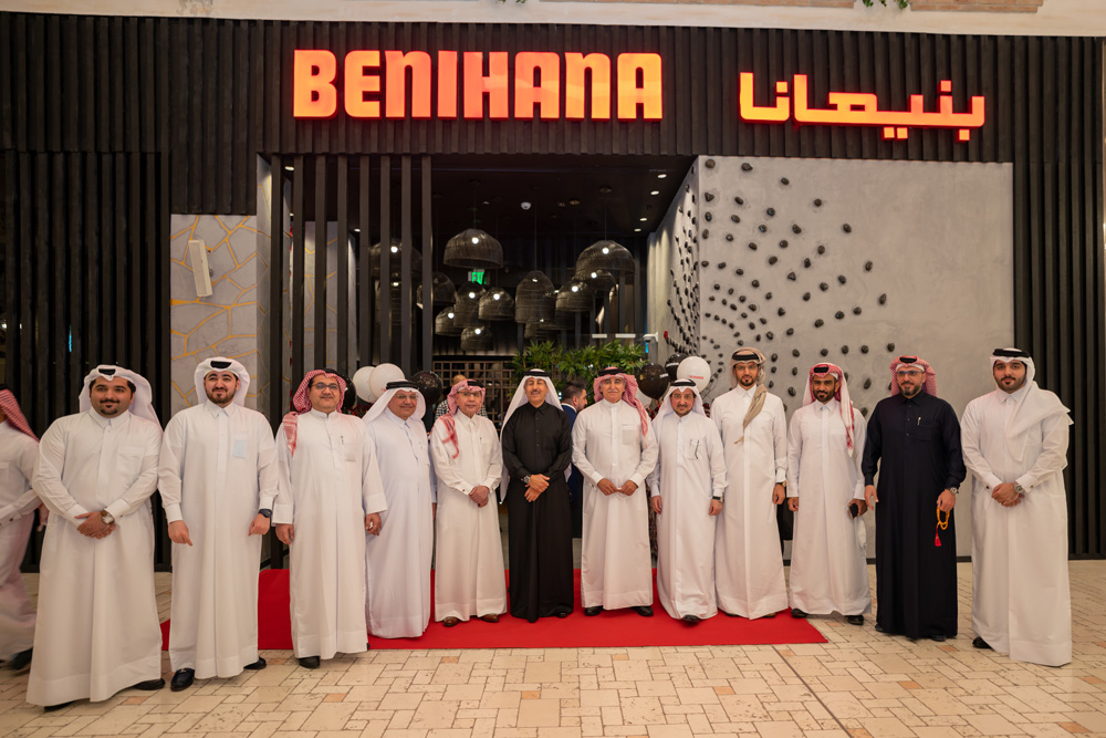 Officials during the opening of Benihana restaurant at Villagio Mall.