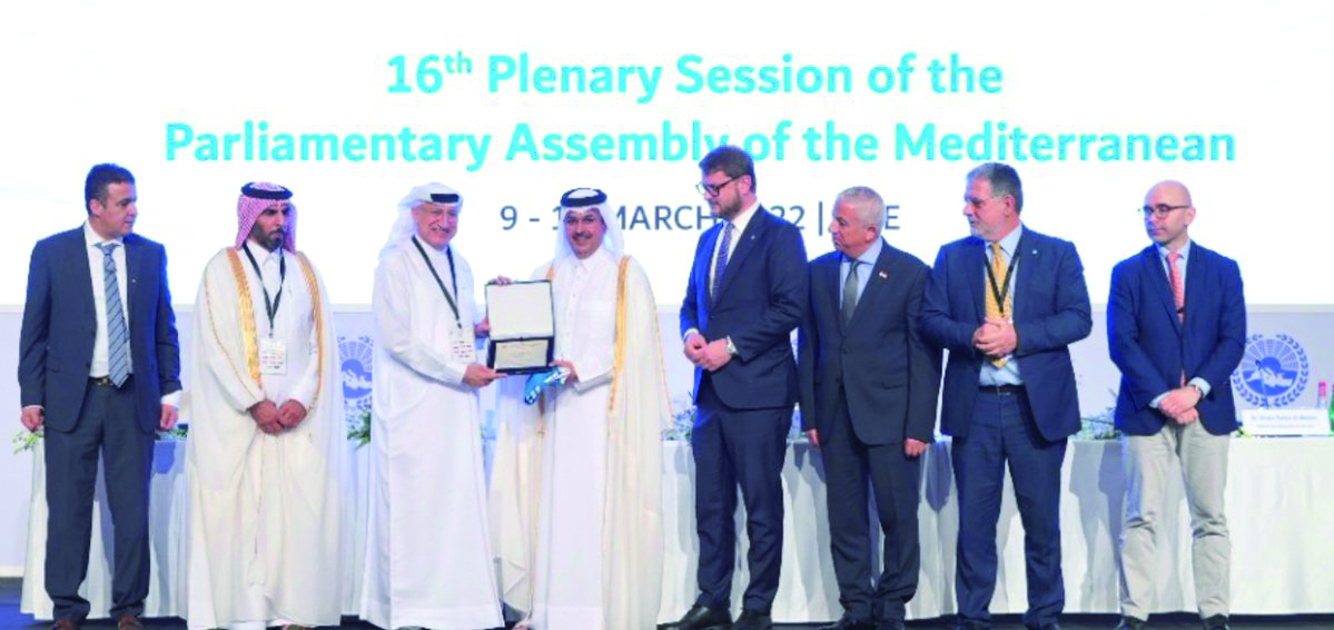 Shura  Council member H E Abdullah bin Nasser bin Turki Al Subaie during the 16th session of PAM General Assembly in Dubai, yesterday.