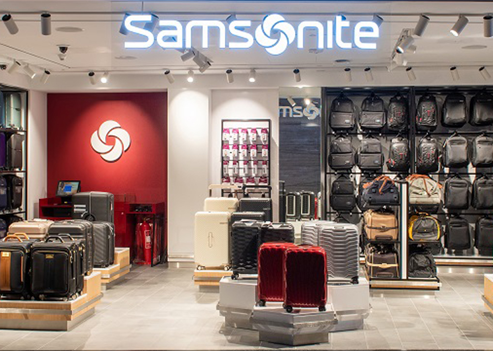 The Samsonite store at QDF.