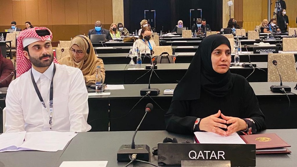 Deputy Speaker of the Shura Council H E Dr. Hamda bint Hassan Al Sulaiti represented the Shura council at the meeting held in Bali, Indonesia. 