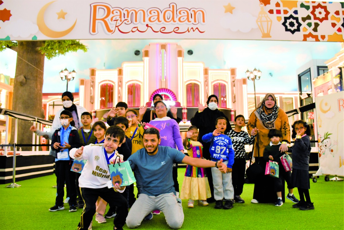 Students from Al Tamakon For Comprehensive Education during a trip to KidZania Doha.