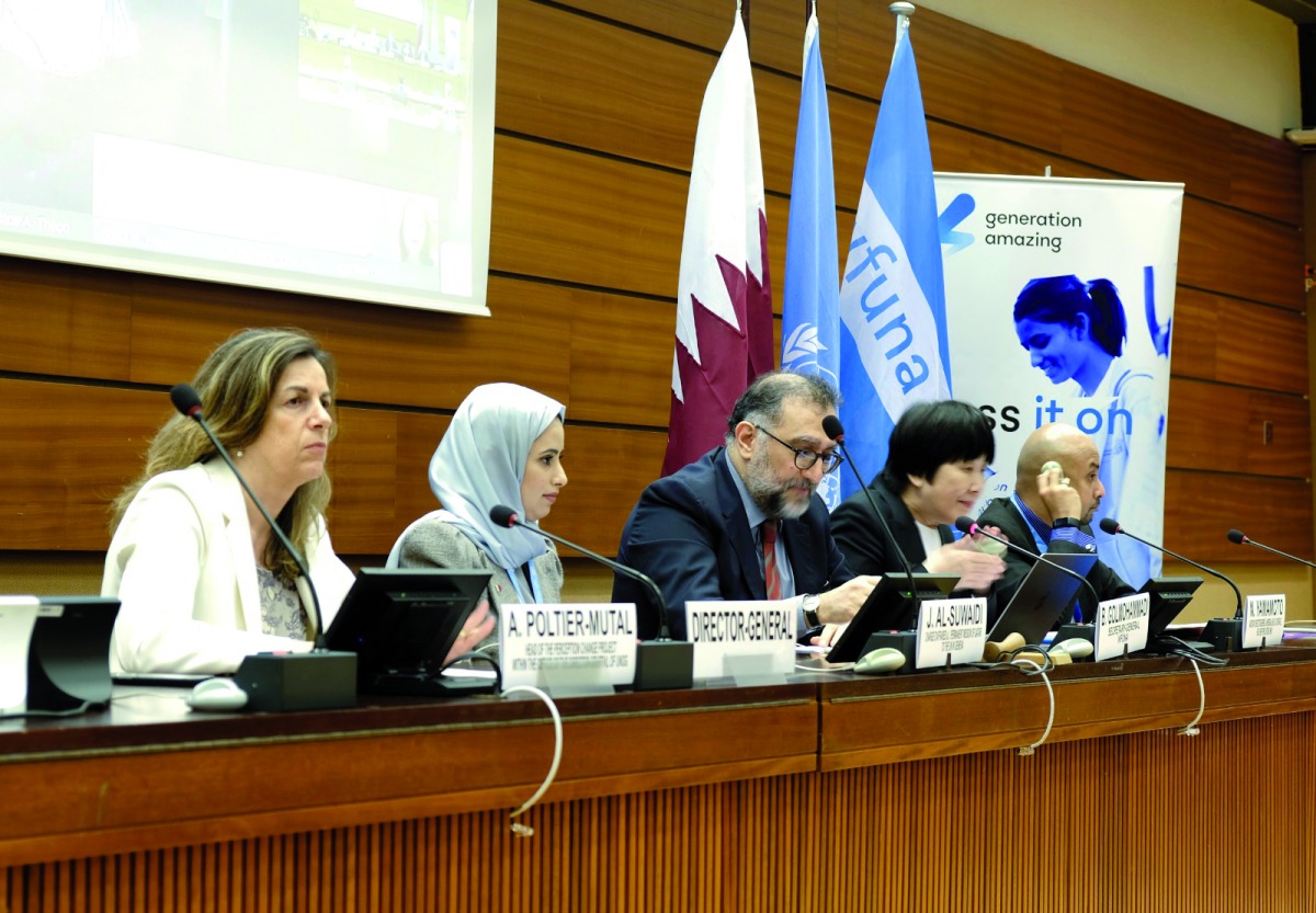 Officials during a panel discussion. 