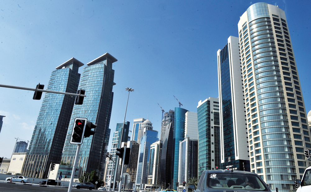 A view of West Bay Doha. 