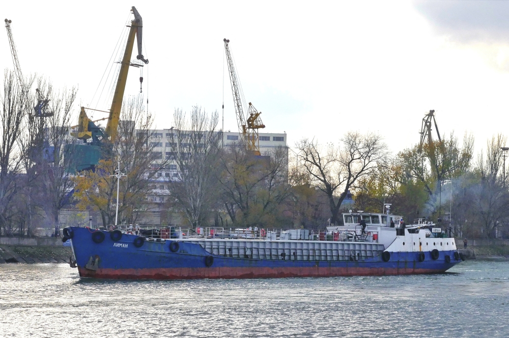 The merchant fuel ship which sank off the coast of Gabes in Tunisia on April 15, 2022 is seen this handout picture taken in Rostov-on-Don, Russia on November 12, 2017. (Dmitry Frolov/Handout via REUTERS)