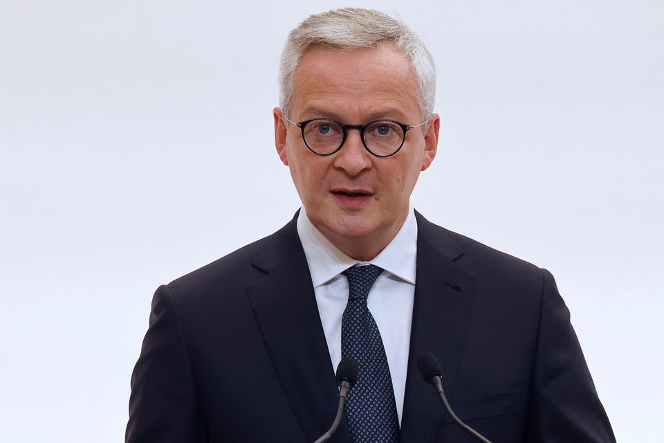 FILE PHOTO: French Economy and Finance Minister Bruno Le Maire. Ludovic Marin/Pool via REUTERS

