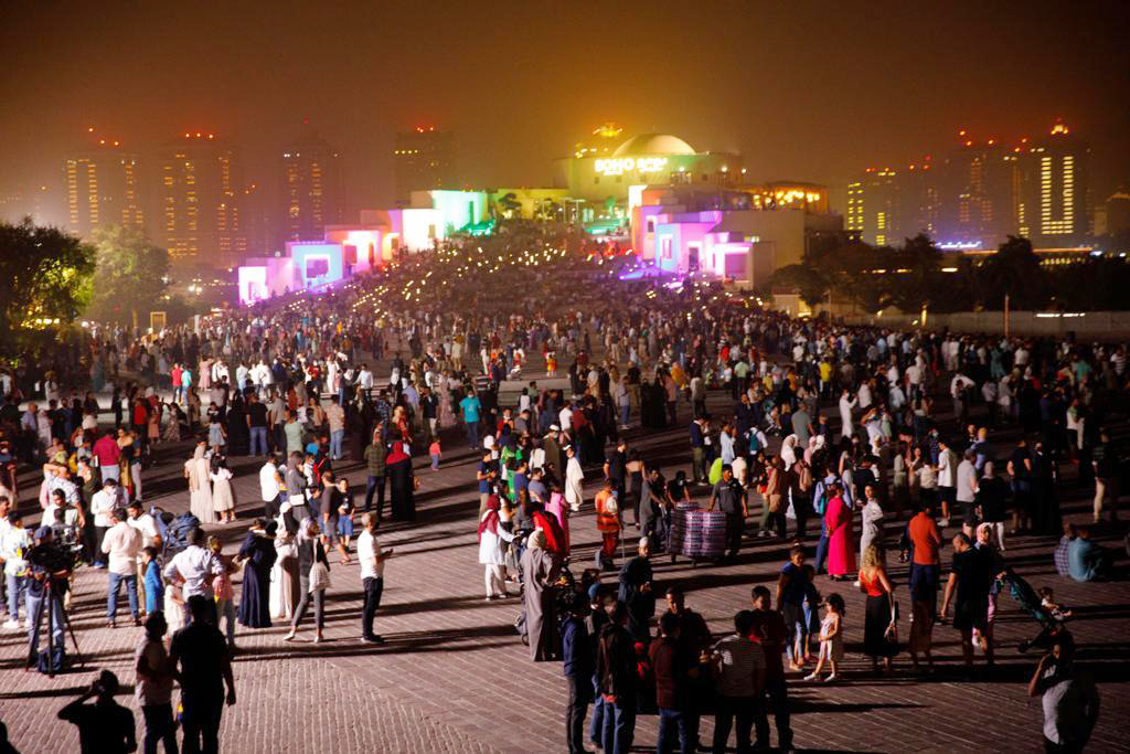 Crowds filled Katara's facilities, streets and waterfront throughout Eid holidays.  