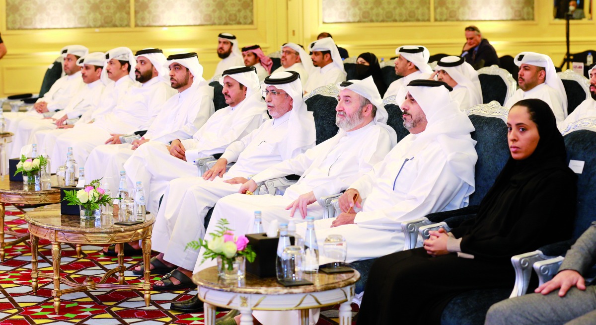 Chairman of Qatar Chamber Sheikh Khalifa bin Jassim bin Mohammed Al Thani, Deputy CEO of Dar Al Sharq Group, Jaber Al Harami and other dignitaries at the event. Pics: Rajan Vadakkemuriyil 