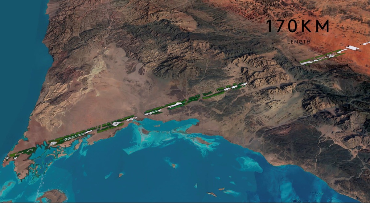 The Line is the car-free linear city that will form the backbone of Neom