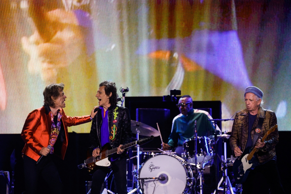 The Rolling Stones perform during the kick off concert of the 