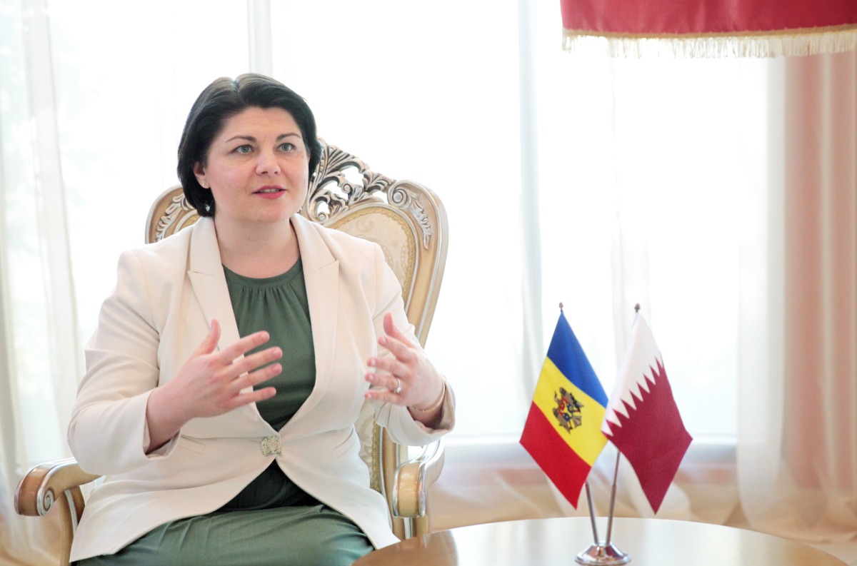 Prime Minister of the Republic of Moldova H E Natalia Gavrilita. Pic: Salim Matramkot / The Peninsula 