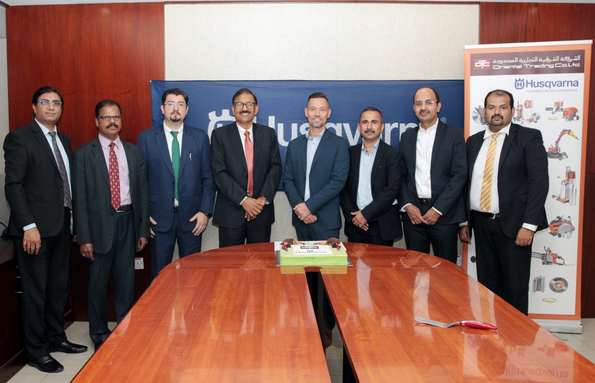 The agreement was signed by Jeff Bennett, General Manager of Husqvarna ME and VS Narayanan, Managing Director of OTC in the presence of OTC & Husqvarna officials. OTC: FM - Mathew V.M., GM Sales - Murugavel, Divisional Manager – Victor George, Marketing Manager – Sunil Kurup, Product Manager – Sajin Das and Husqvarna: BDM - Vickram Bhalla.