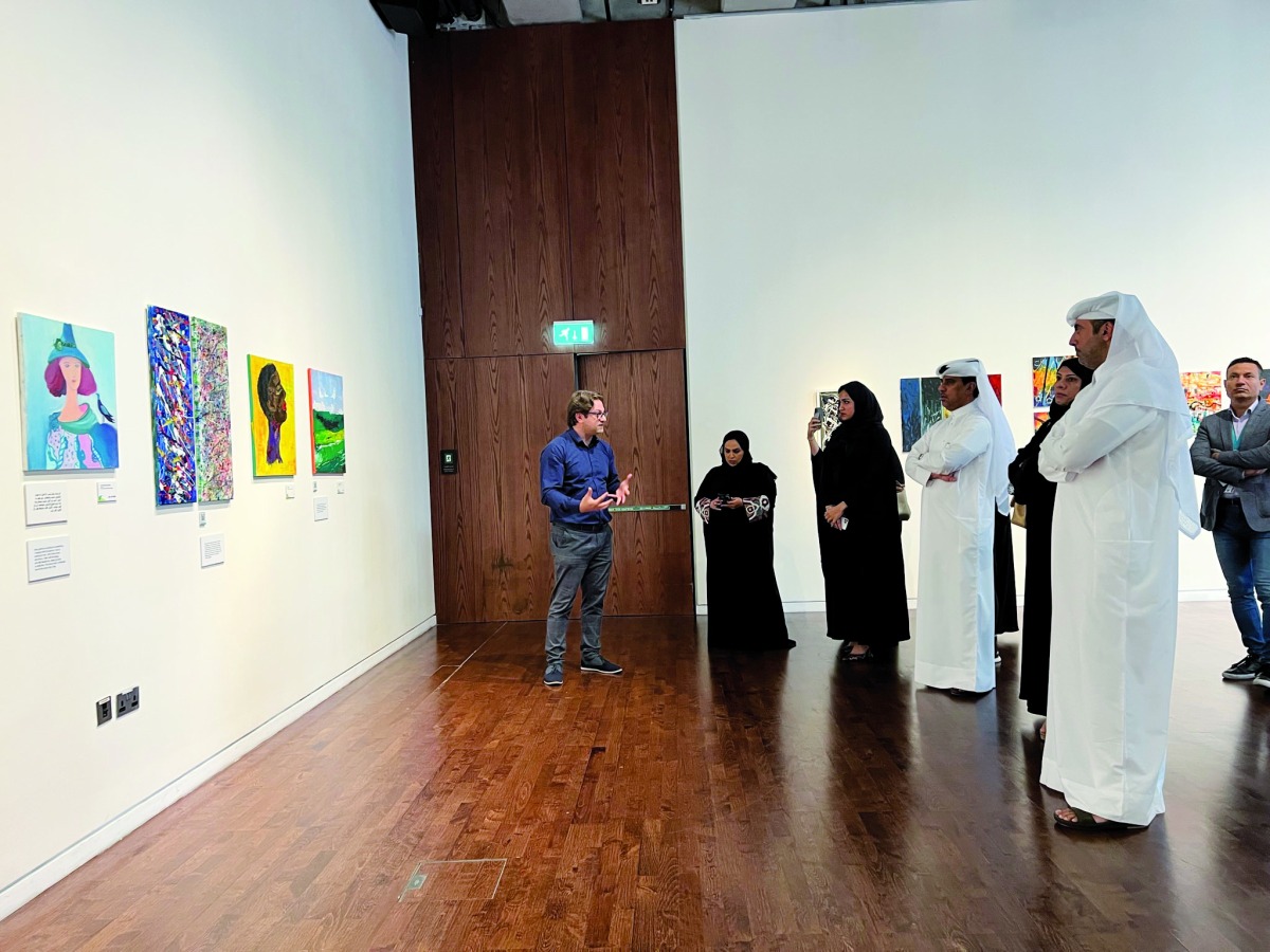 Recovery Road exhibition at Jelmood House Lower Gallery in Msheireb Downtown Doha.