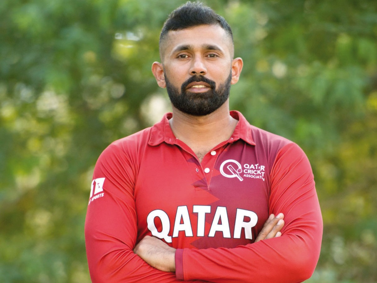 Qatar captain Rizlan Iqbar