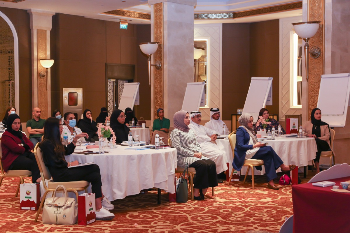 Participants during the workshop on  the Qatar Dietary Guidelines.
