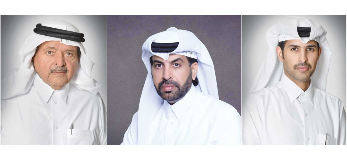 FROM LEFT: Sheikh Faisal bin Qassim Al Thani, Chairman of Aamal, Sheikh Mohamed bin Qassim al Thani, Managing Director of Aamal and Rashid Al Mansoori, Chief Executive Officer of Aama