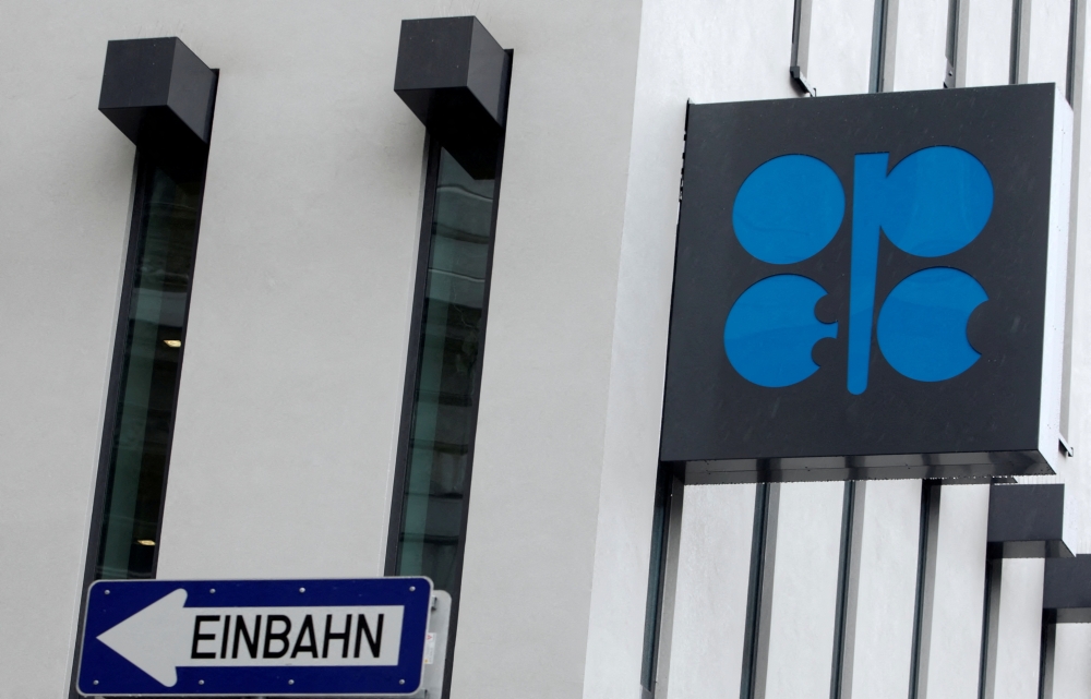 File Photo: The logo of the Organization of the Petroleum Exporting Countries (OPEC) is pictured on the outside of the new OPEC headquarters in Vienna March 16, 2010. (REUTERS/Heinz-Peter Bader)