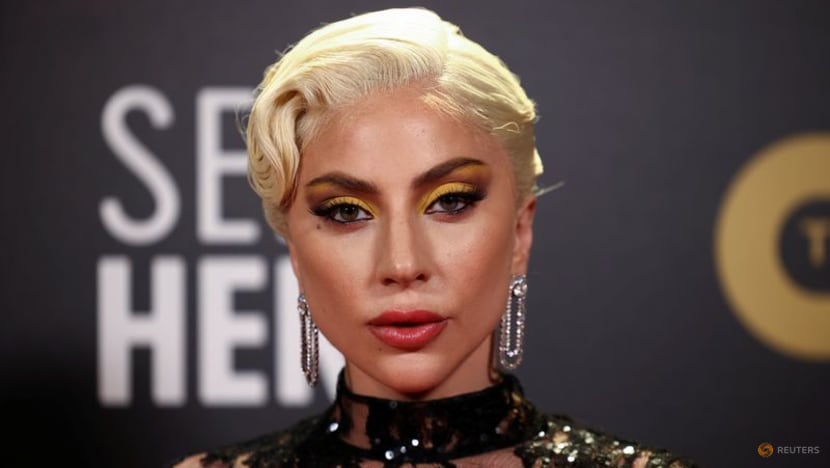 Lady Gaga attends the 27th annual Critics Choice Awards at the Savoy Hotel in London, Britain, March 13, 2022. (REUTERS/Henry Nicholls)