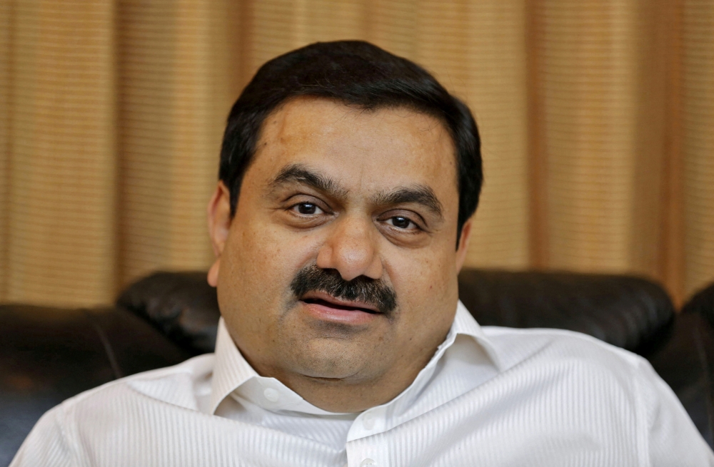 Indian billionaire Gautam Adani speaks during an interview with Reuters at his office in the western Indian city of Ahmedabad in this April 2, 2014 file photo. Reuters/Amit Dave/File Photo