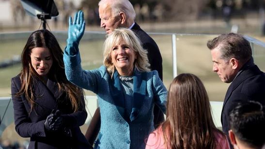 File Photo: Ashley Biden (left) during the sworn-in of Joe Biden as the 46th President of the United States, on the West Front of the US Capitol in Washington, US. (Reuters)

