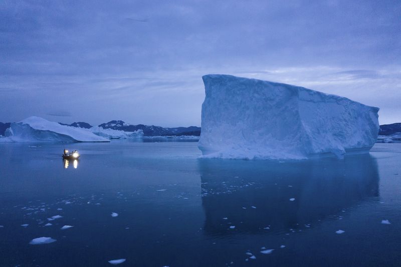 Zombie or doomed ice is ice that is still attached to thicker areas of ice but is no longer getting fed by those larger glaciers. (AP File Photo)