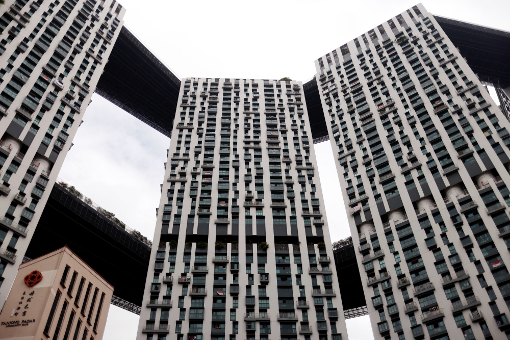 A view of the Pinnacle at Duxton public housing apartment blocks in Singapore August 19, 2022. REUTERS/Edgar Su