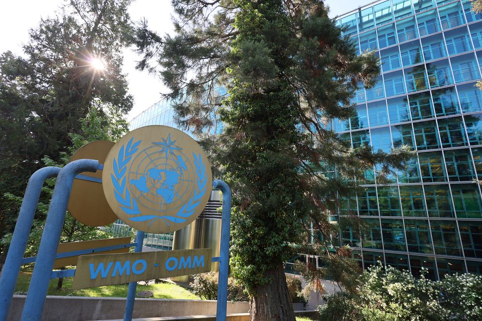 A World Meteorological Organization (WMO) headquarter is pictured before a news conference to launch state of global climate report at the United Nations in Geneva, Switzerland, May 18, 2022. REUTERS/Denis Balibouse

