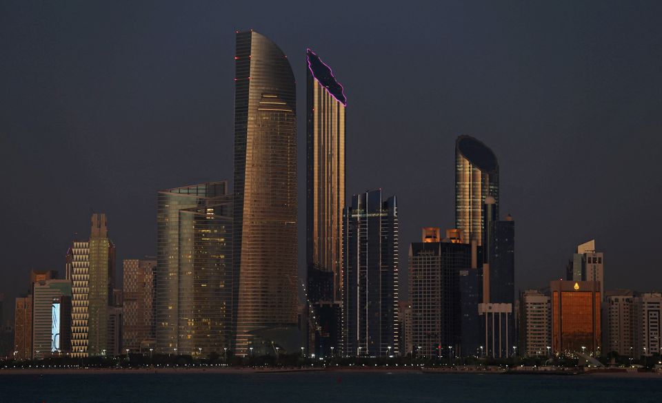 Reuters file photo of Abu Dhabi skyline 