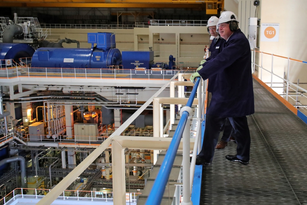 British Prime Minister Boris Johnson looks on during his visit to EDF's Sizewell Nuclear power station in Sizewell, Britain, on September 1, 2022. Chris Radburn/Pool via REUTERS