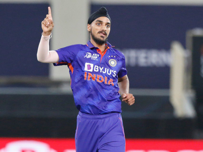 Indian cricketer Arshdeep Singh