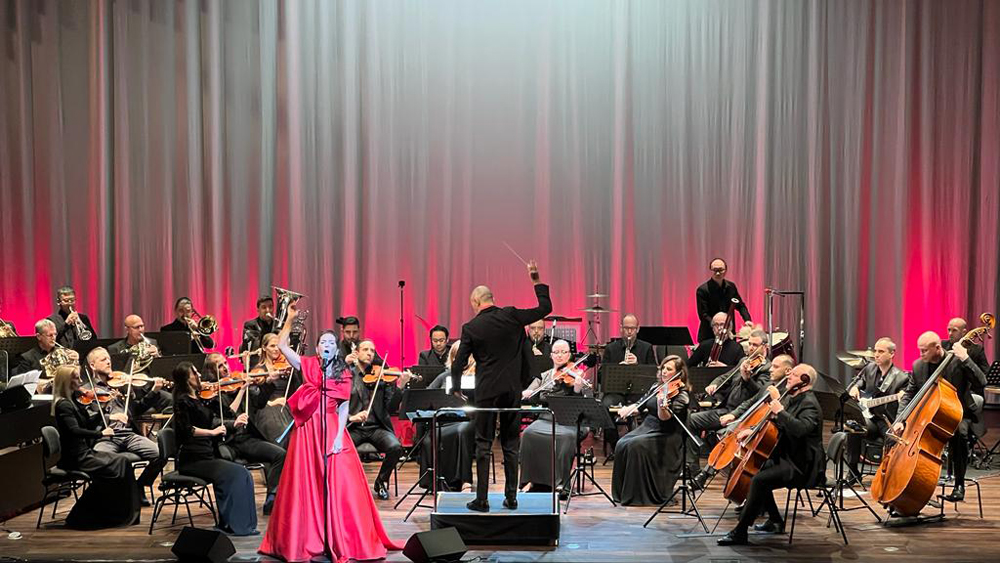 Performers during the Broadway and Film Music concert.