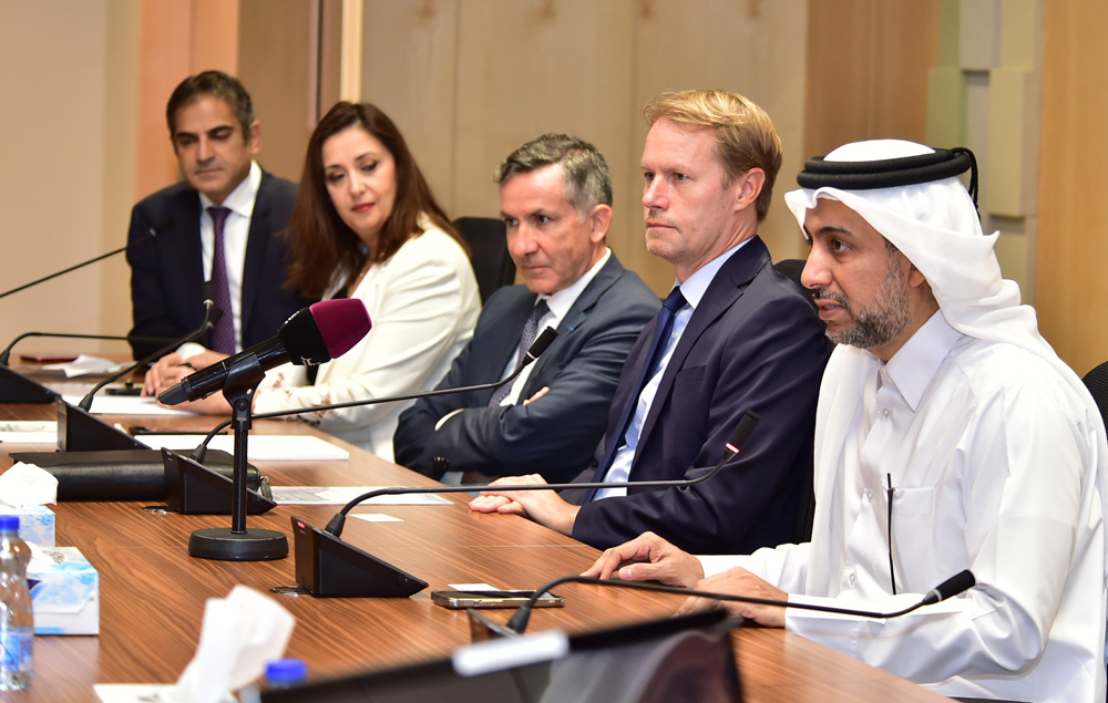 The announcement was made in the presence of QU President Dr. Hassan Al Derham and Ambassador of France to Qatar H E Jean-Baptiste Faivre.