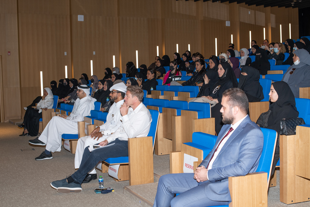 Teachers and officials during a workshop held at the 3-2-1 Qatar Olympic and Sports Museum.