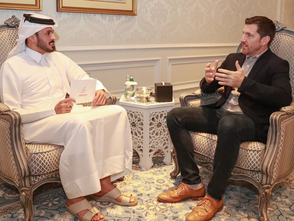 President of the US-Qatar Business Council (USQBC) Scott Taylor in conversation with QNA 