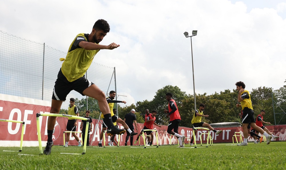 Qatar underwent a strenuous training session under the supervision of head coach Felix Sanchez in Vienna ahead of their international friendly against Canada. 