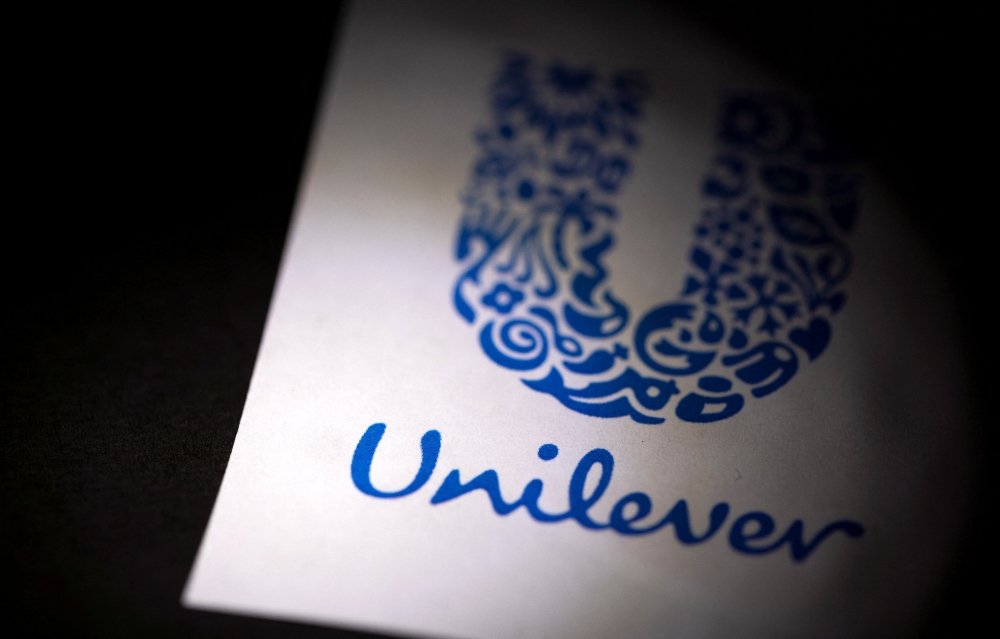 Unilever logo is displayed in this illustration taken on January 17, 2022. REUTERS/Dado Ruvic/Illustration/File Photo