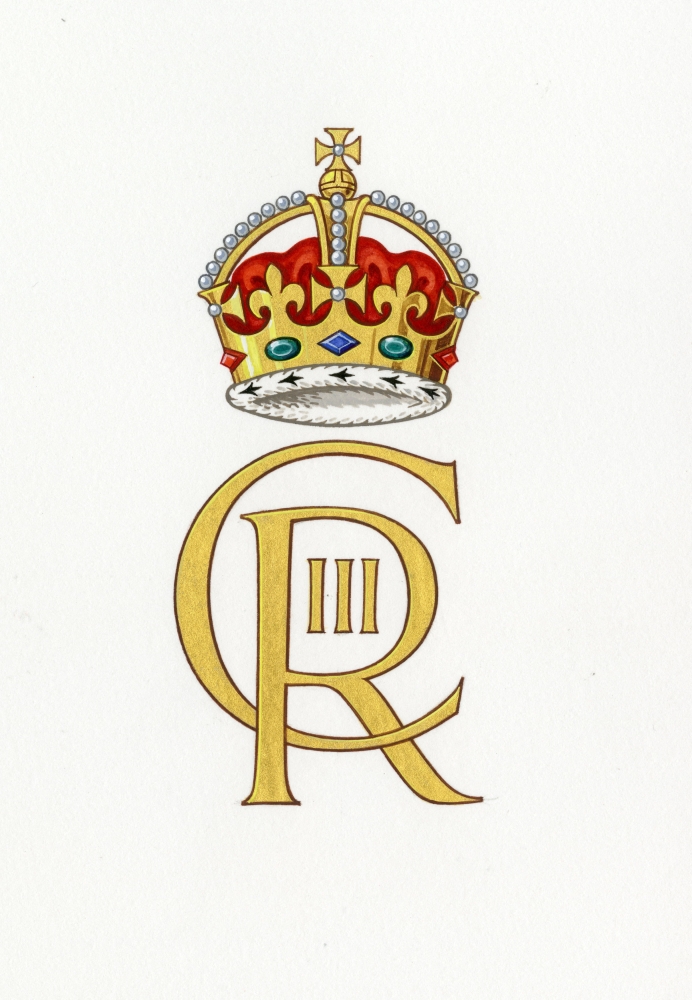 Undated handout photo issued by Buckingham Palace of the new cypher that will be used by King Charles III. Issue date: Monday September 26, 2022. Buckingham Palace/Handout via REUTERS. 