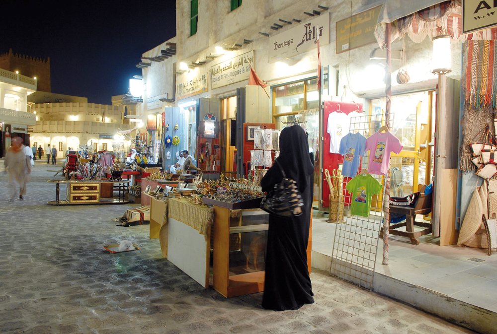 Antique shops at Souq Waqif.