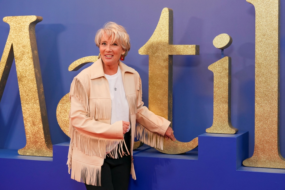 Cast member Emma Thompson attends the premiere of Matilda the Musical during the opening night gala at the BFI London Film Festival, in London, Britain, October 5, 2022. (REUTERS/Maja Smiejkowska)