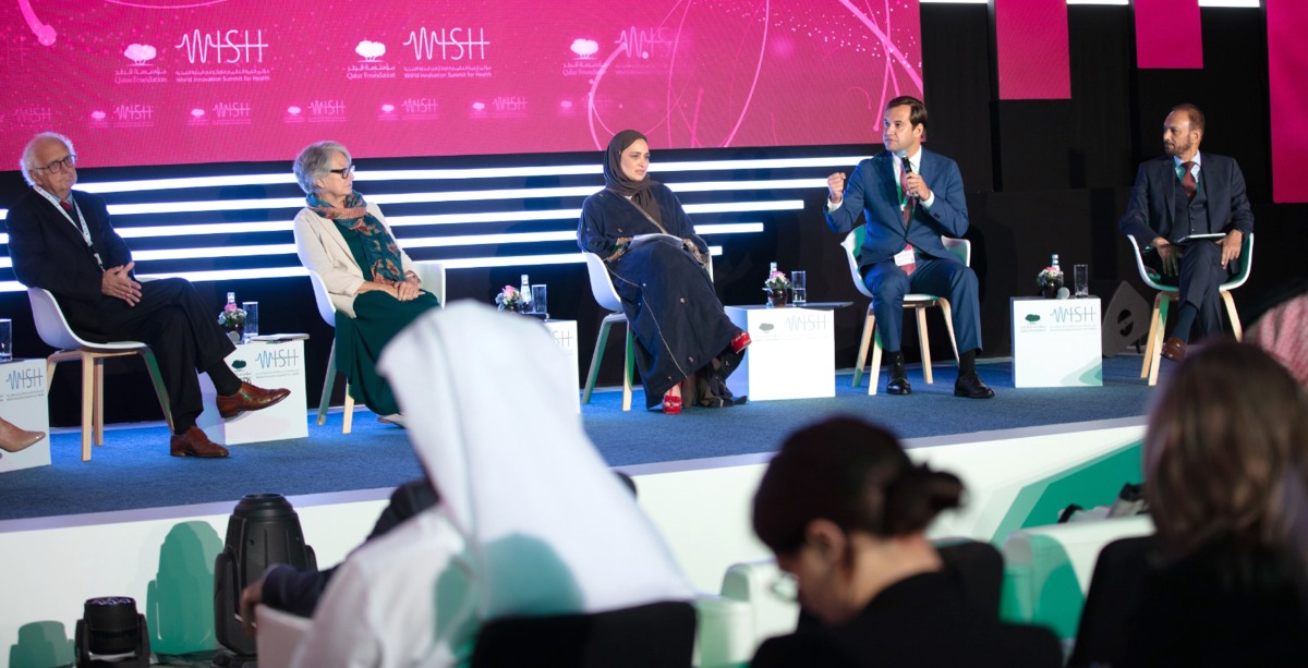 An expert discussion at the Qatar Foundation’s  World Innovation Summit for Health (WISH 2022).