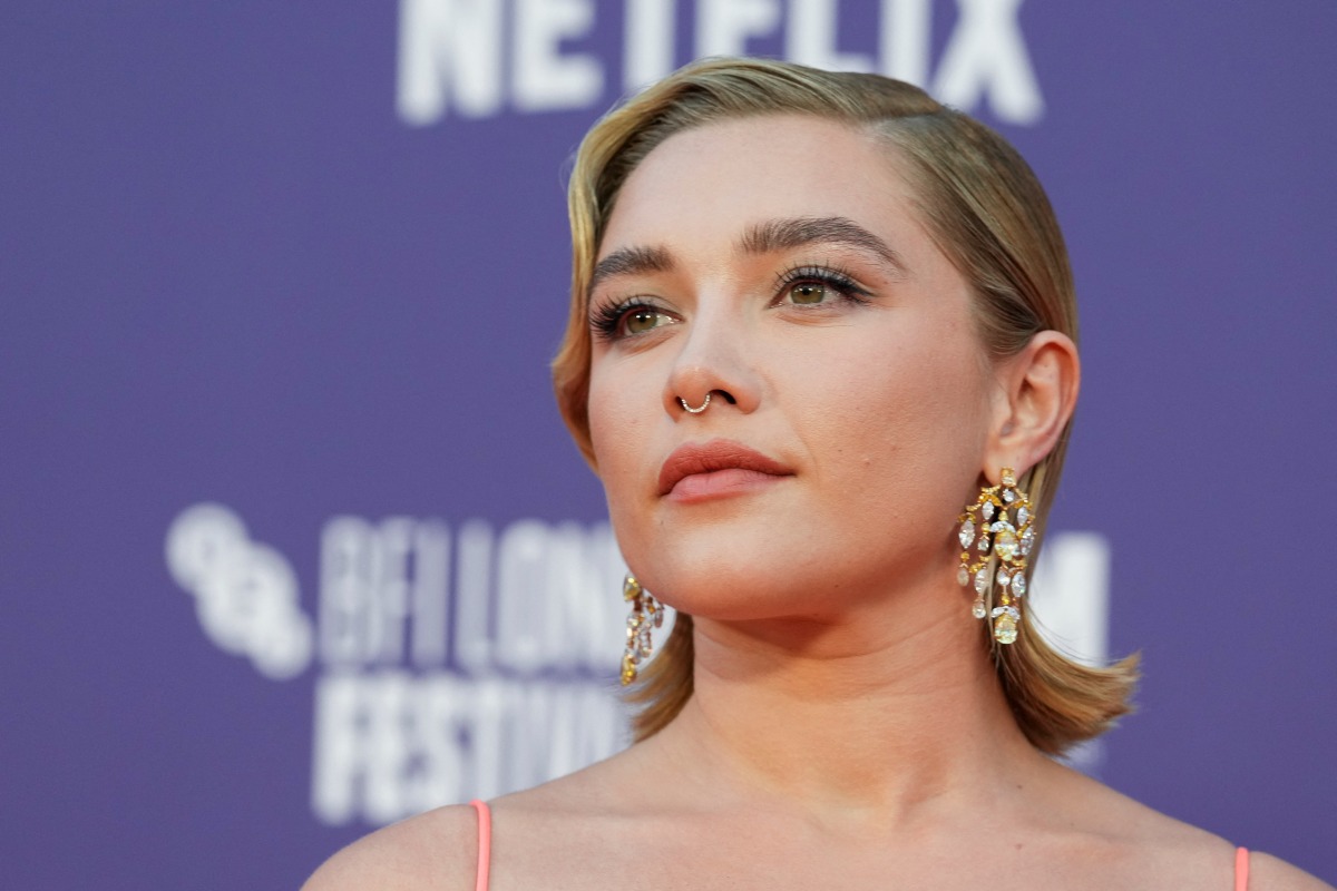 Cast member Florence Pugh attends the premiere of 'The Wonder' during the BFI London Film Festival in London, Britain, on October 7, 2022. Reuters/Maja Smiejkowska