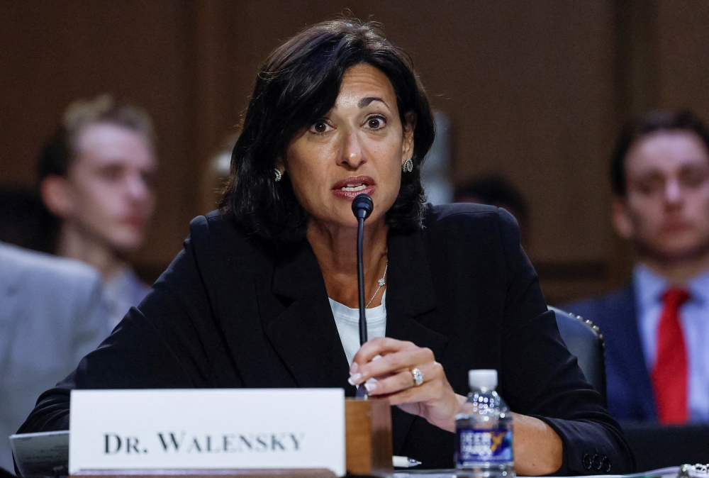 Dr. Rochelle Walensky, US Centers for Disease Control and Prevention Director, testifies during a Senate Health, Education, Labor, and Pensions Committee hearing on the monkeypox outbreak, in Capitol Hill in Washington, US, on September 14, 2022.   File Photo / Reuters
