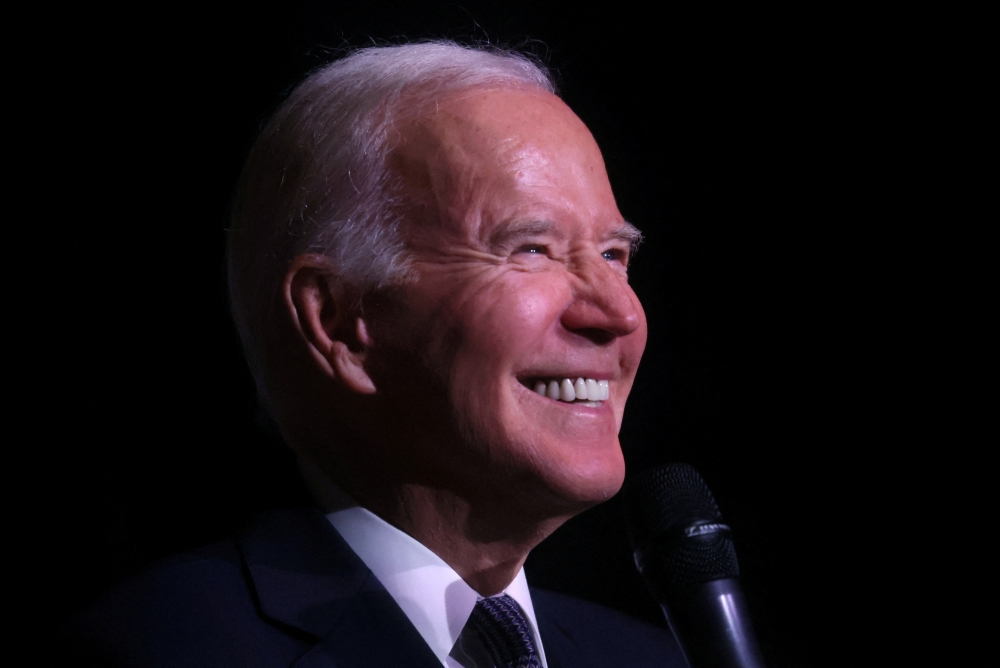 US President Joe Biden delivers remarks about student debt relief at Delaware State University in Dover, Delaware, US, October 21, 2022. (REUTERS/Leah Millis)

