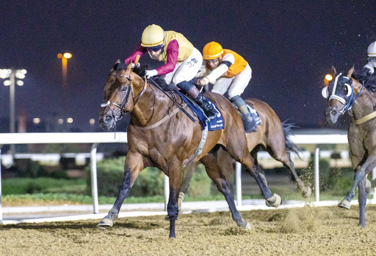 Sanna and Jewel House on their way to win the race. Pictures: Juhaim/QREC