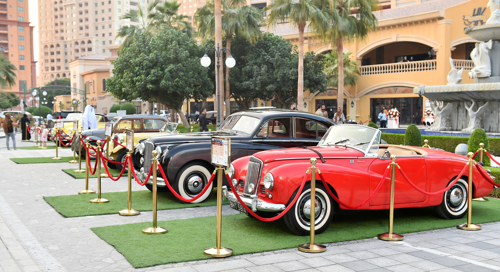 Vintage cars on display at Medina Central, The Pearl-Qatar. The exhibit will run until October 31. Pics by Abdul Basit
