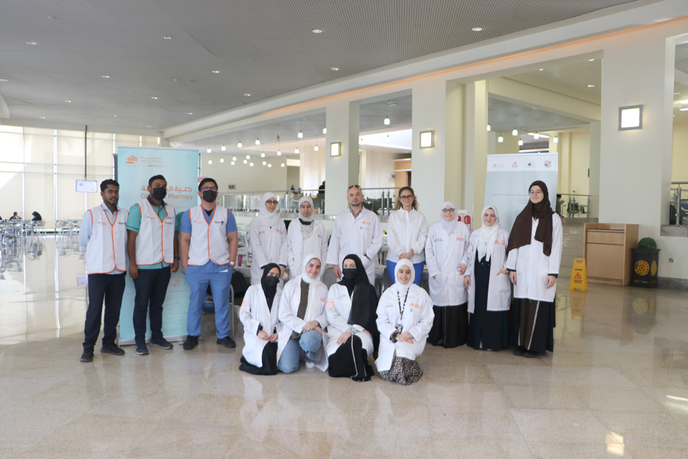 Students of the College of Pharmacy at Qatar University