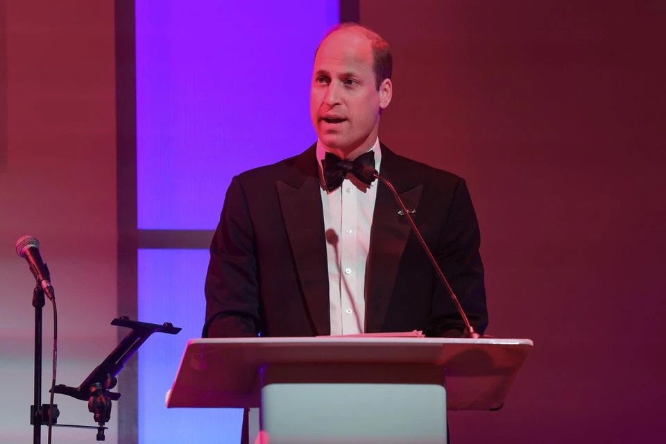 Britain's Prince William speaks during the London's Air Ambulance Charity Gala at the Londoner Hotel in London, Britain April 25, 2022. Chris Jackson/Pool via REUTERS/File Photo
