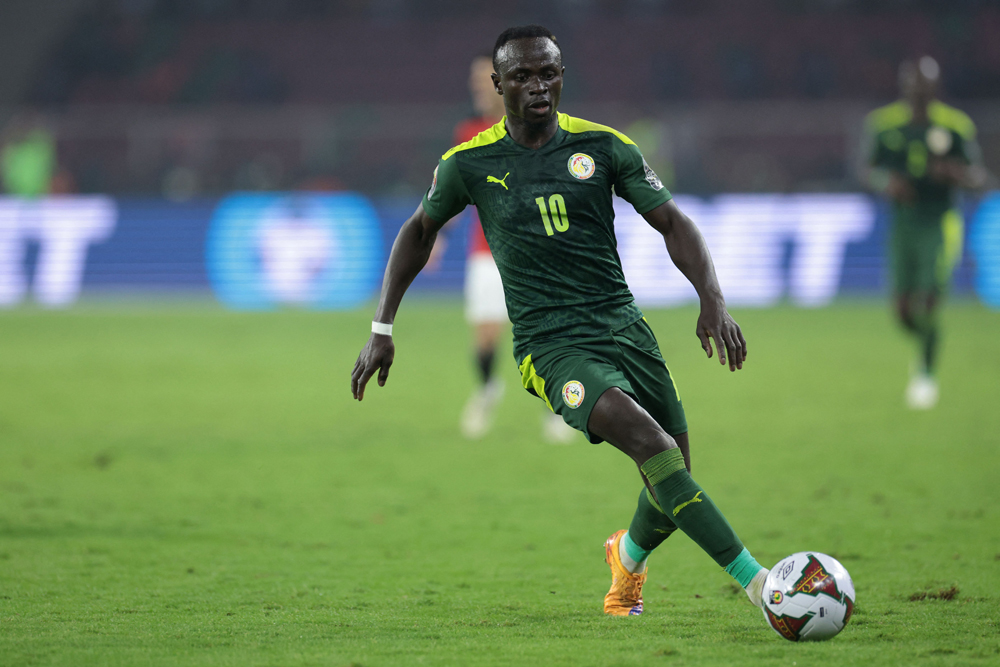 Senegal’s Sadio Mane in action. AFP