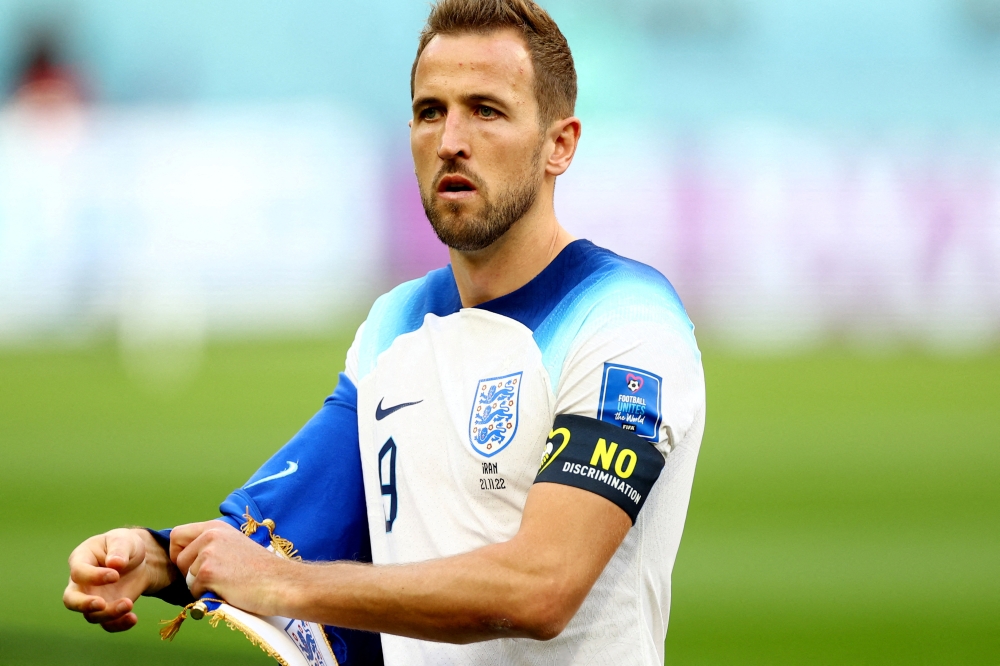 General view of England's Harry Kane before the match against Iran at the Khalifa International Stadium, Doha, on November 21, 2022.  REUTERS/Hannah Mckay/File Photo