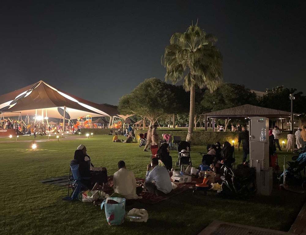 Al Khor Family Park after renovation.